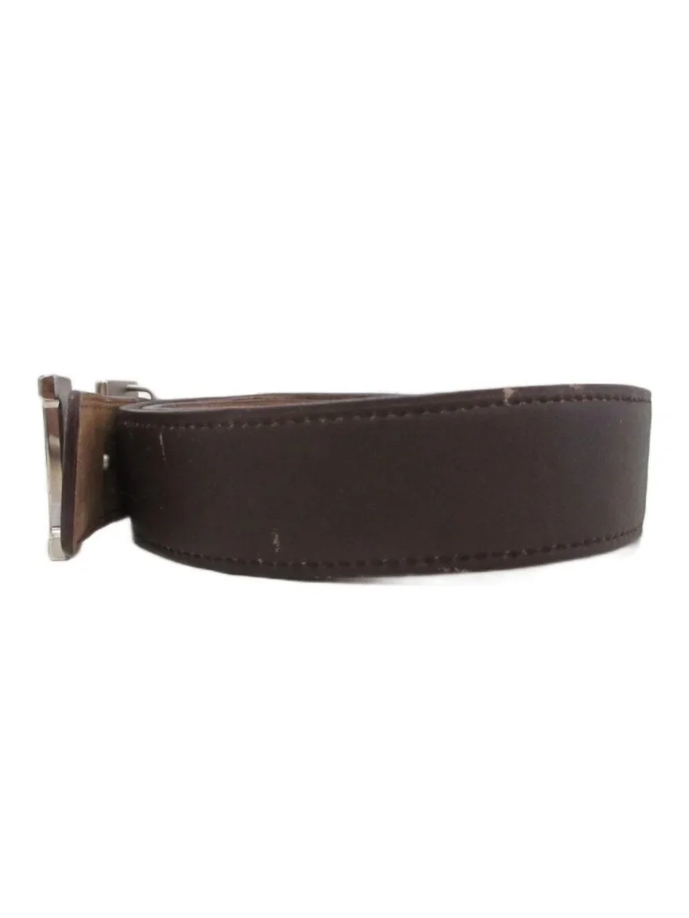 Hermes Constance Belt Logo Leather Buckle 80 Brown